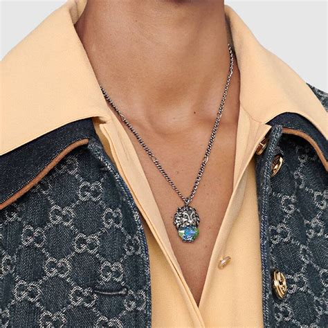 gucci necklace wings|authentic Gucci necklace.